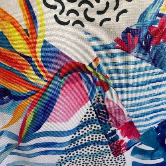 HOLSON GOLF CO. The MICHAEL Good Shirts for Bad Golfers Tropical Print Polo (M) - Picture 11 of 13